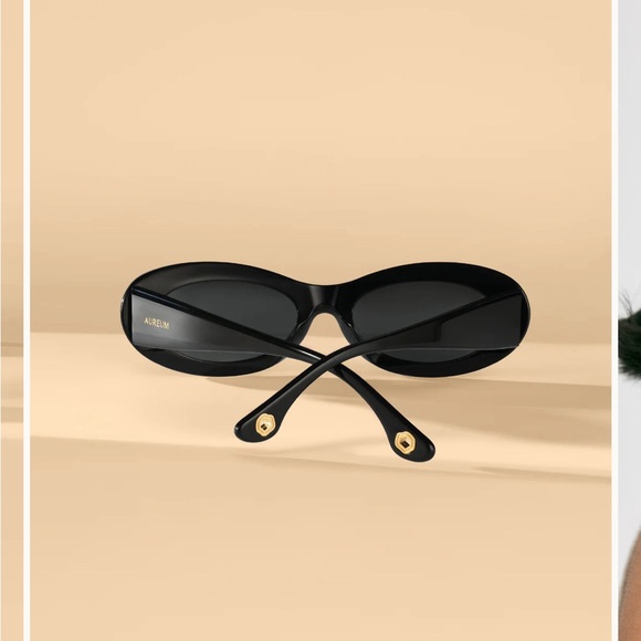 Aureum Collective Saint Germain Black Sunglasses - Picture 7 of 8